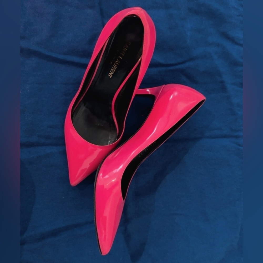 Saint Laurent Hot Pink Heels